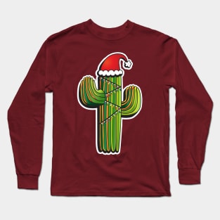 Christmas Cactus Long Sleeve T-Shirt